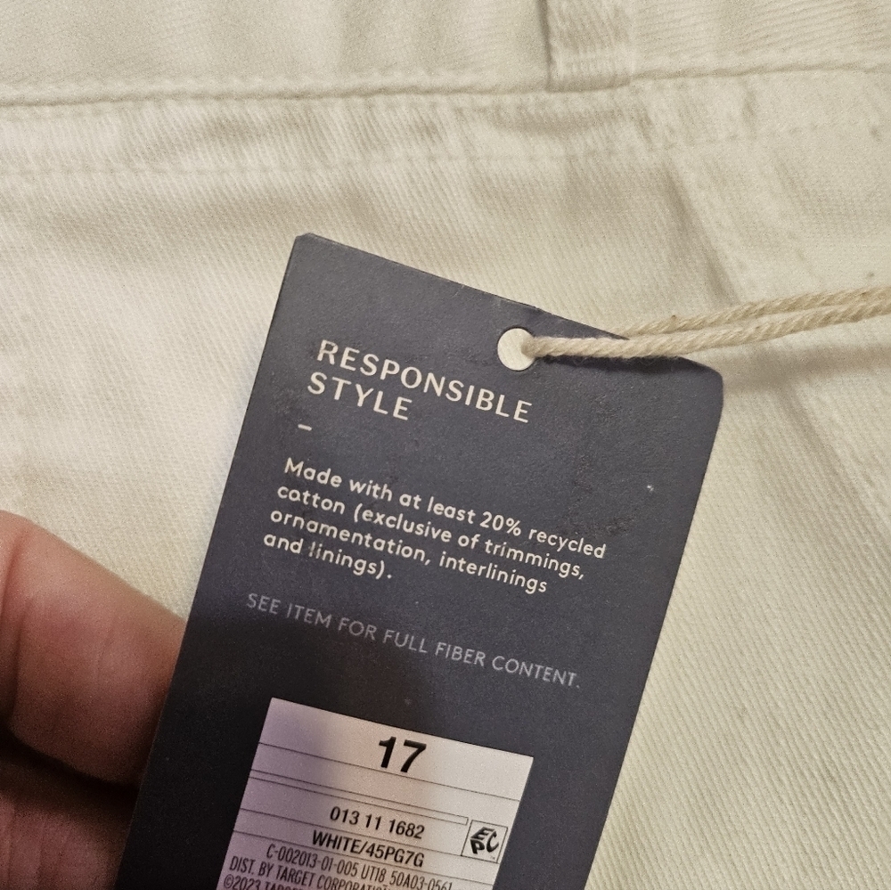 NEW Universal Thread High Rise White Utility Shorts - Picture 11 of 13